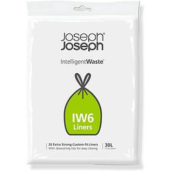 Foto van Joseph joseph - intelligent waste afvalzak, iw6 - 20 stuks - 30 liter - joseph joseph