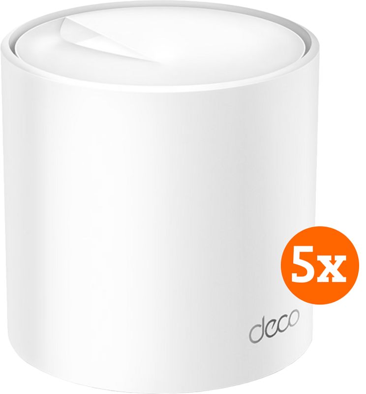 Foto van Tp-link deco x60 mesh wifi 6 (5-pack) - 2022