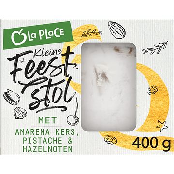 Foto van La place kleine feeststol met amarena kers, pistache & hazelnoten 400 g bij jumbo