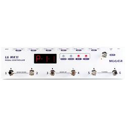 Foto van Mooer pedal controller l6 mkii programmable 6-channel loop switcher