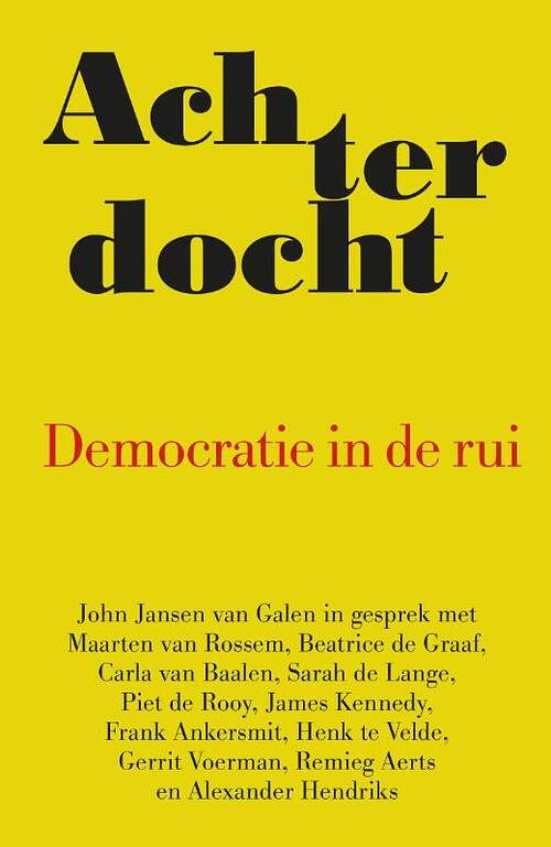 Foto van Achterdocht - john jansen van galen - paperback (9789462972865)