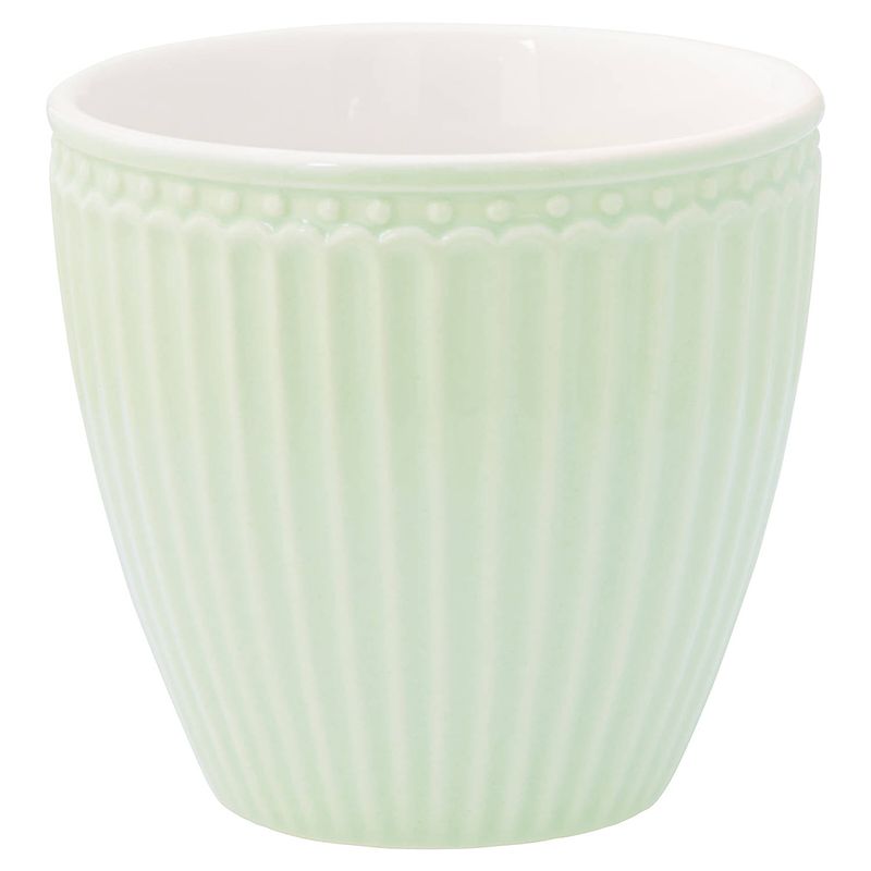 Foto van Greengate beker (latte cup) alice lichtgroen 300 ml - ø 10 cm