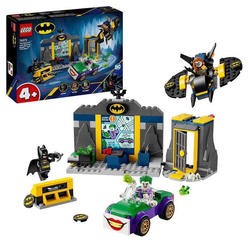 Foto van Lego dc de batcave met batman, batgirl en the joker 76272