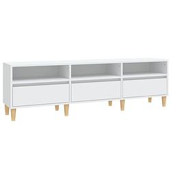 Foto van The living store tv-kast classic - tv-meubel - 150 x 30 x 44.5 cm - wit