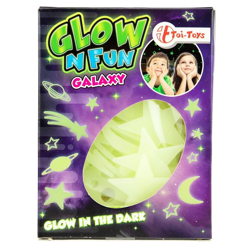 Foto van Toi-toys glow in the dark sterren 15-delig