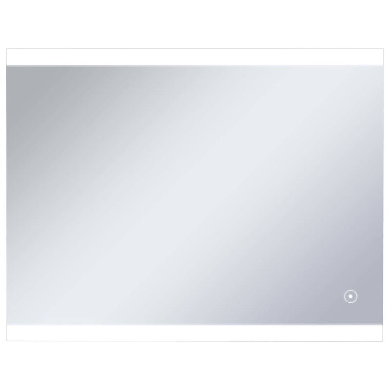 Foto van The living store led badkamerspiegel - 80 x 60 cm - zilver - ip44