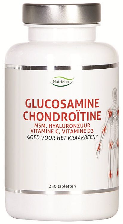 Foto van Nutrivian glucosamine chondroïtine tabletten