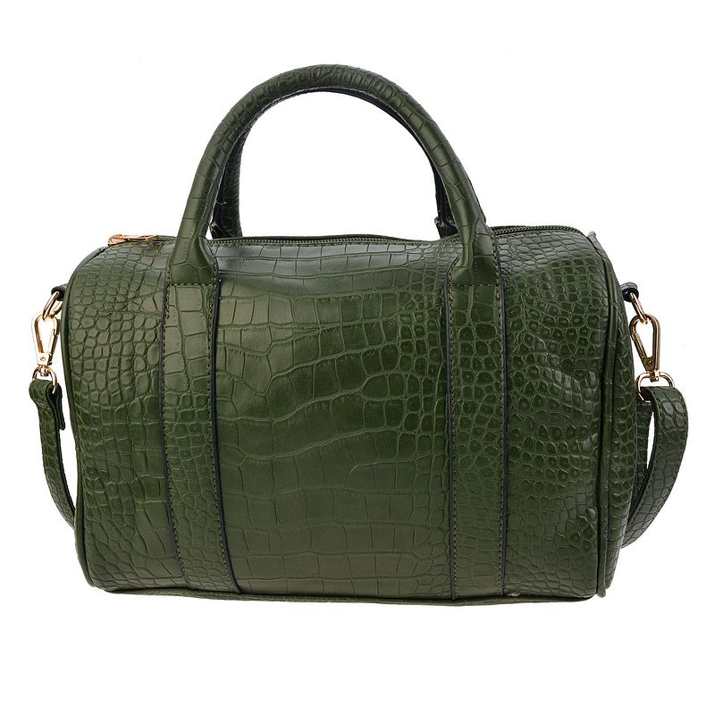 Foto van Clayre & eef groene tas 27*10*19 cm groen mlbag0344gr