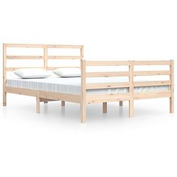 Foto van Vidaxl bedframe massief grenenhout 140x200 cm