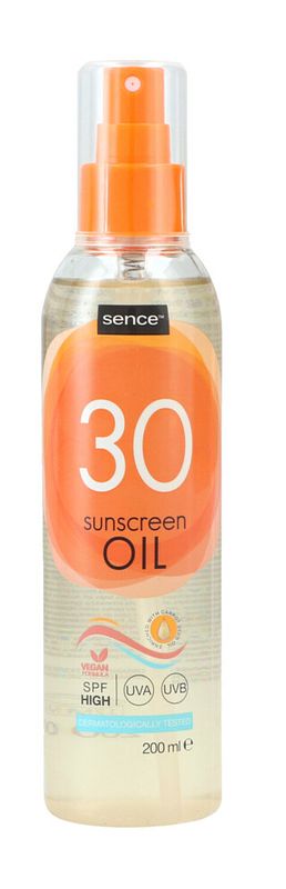 Foto van Sencebeauty zonnebrand olie spf30