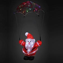 Foto van Led acryl_kerstman parachute, kerstversiering, kerstsfeer,kerstdecoratie