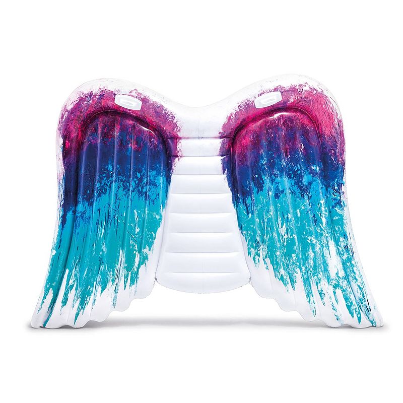 Foto van Intex luchtbed angel wings 251 x 106 cm multicolor