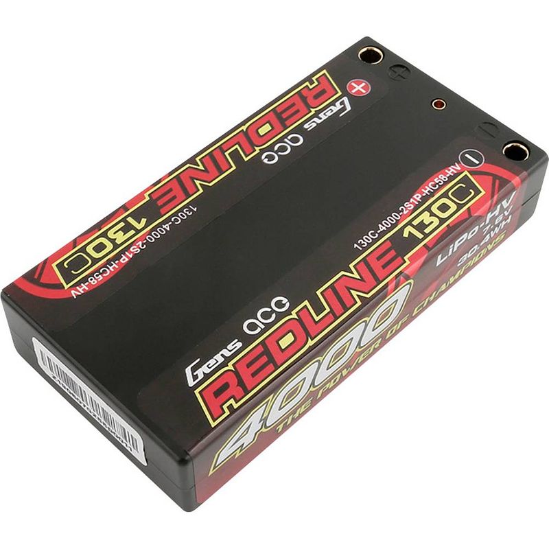 Foto van Gens ace lipo accupack 7.6 v 4000 mah aantal cellen: 2 130 c hardcase