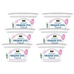 Foto van Jumbo yoghurt griekse stijl naturel 0,1% vet 6 x 150gr