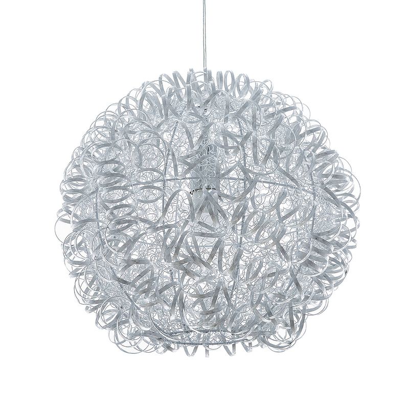 Foto van Beliani malas - hanglamp-zilver-aluminium