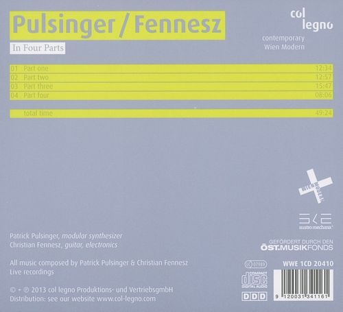 Foto van Pulsinger: in four parts - cd (9120031341161)