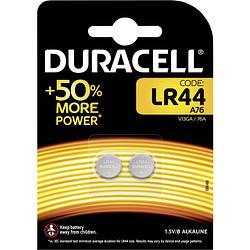 Foto van Duracell specialty lr44 alkaline-knoopcelbatterij 1,5v 2st