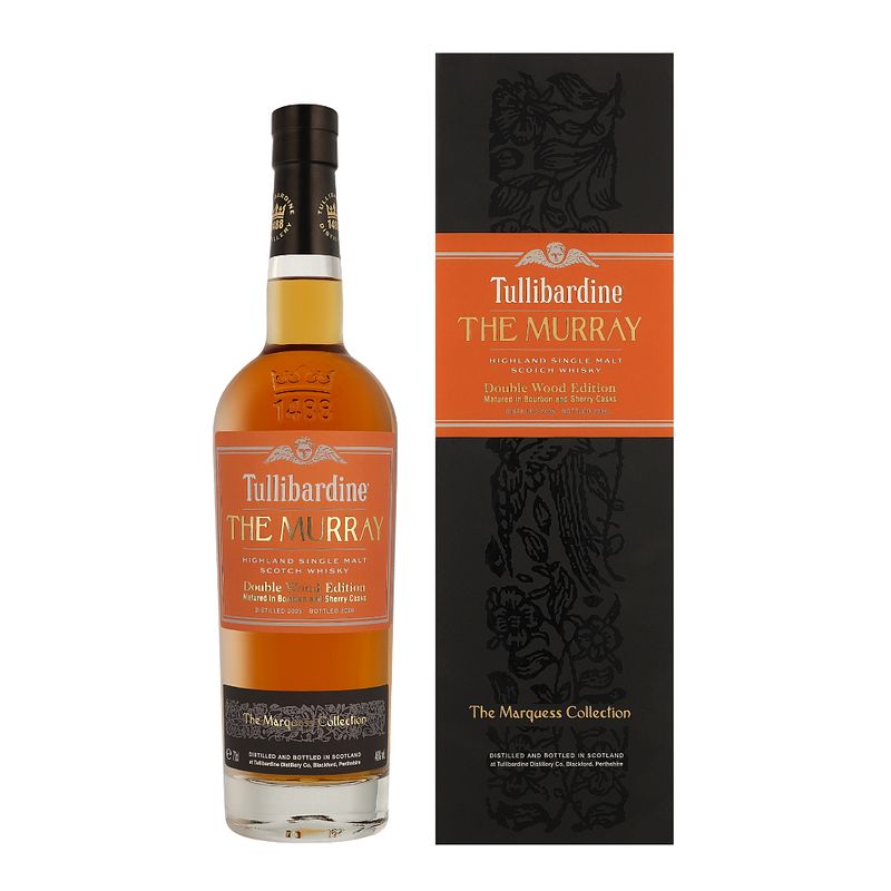 Foto van Tullibardine the murray double wood 0.7 liter whisky + giftbox