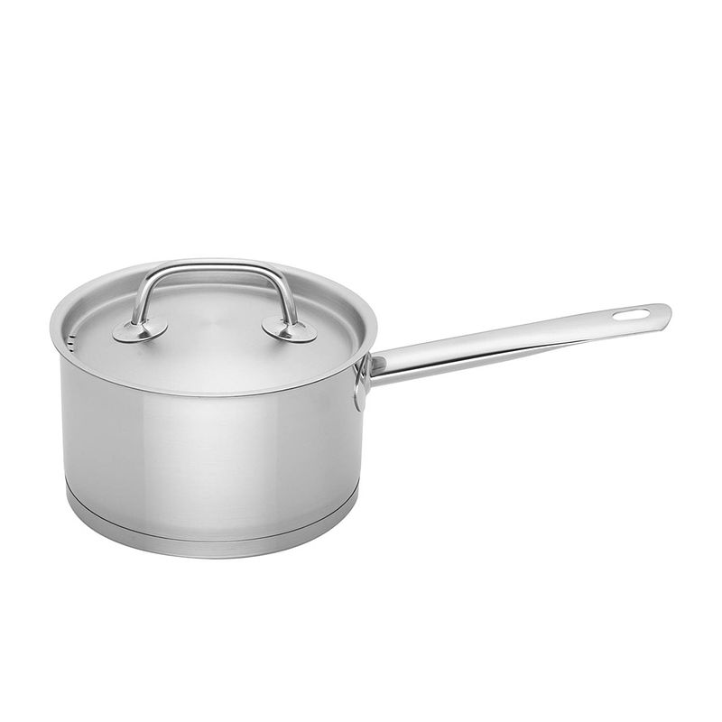 Foto van Sola steelpan profiline deluxe - ø 16 cm - zilver - inclusief deksel