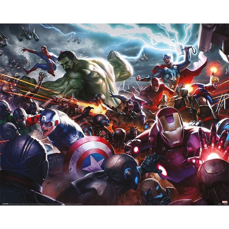 Foto van Poster marvel future fight heroes assault 50x40cm