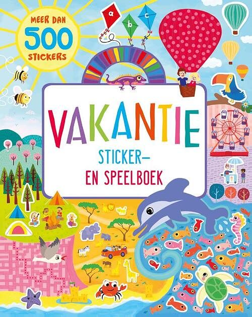 Foto van Vakantie sticker- en speelboek - paperback (9781527020009)