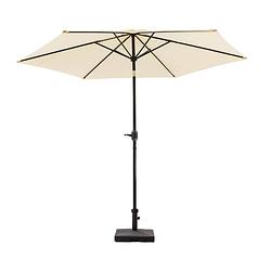 Foto van Maxxgarden parasol - tuin en balkon - opdraaisysteem - 300 cm (geel)