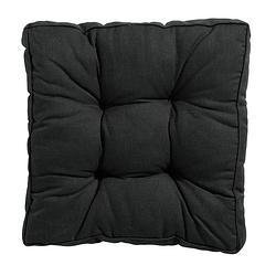 Foto van Madison florance kussen - rib black - 47x47 - zwart