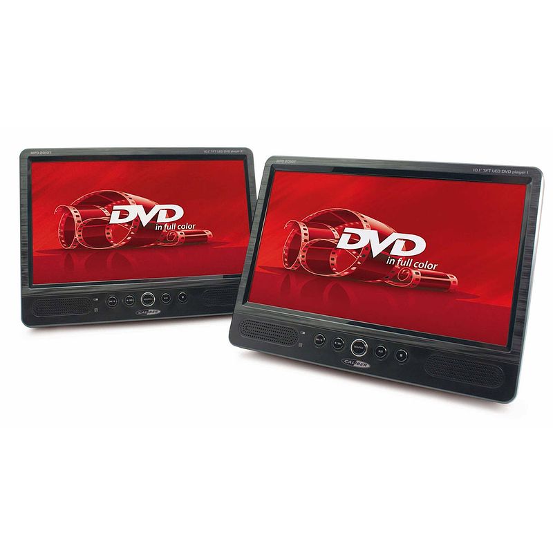 Foto van Caliber portable dvd spelersset van 2 - 10 inch - zwart (mpd2010t)