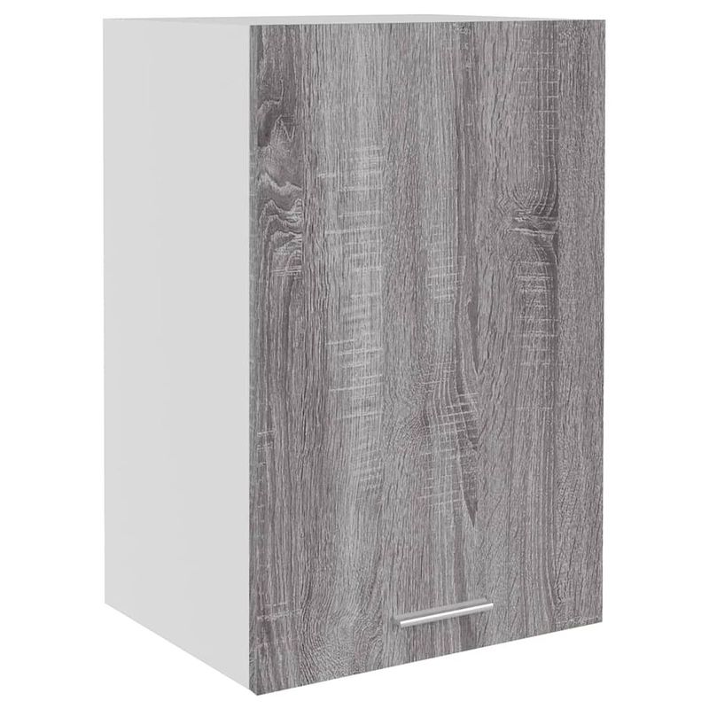 Foto van Vidaxl wandkast 39,5x31x60 cm bewerkt hout grijs sonoma eikenkleurig