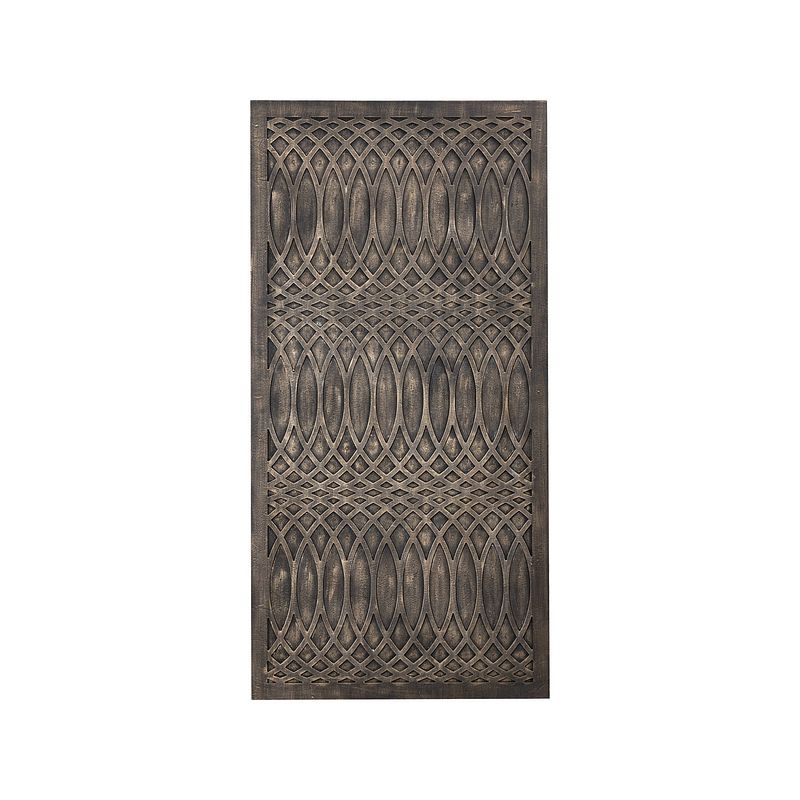 Foto van Ptmd osher grey mdf wavy carved wallpanel rough l