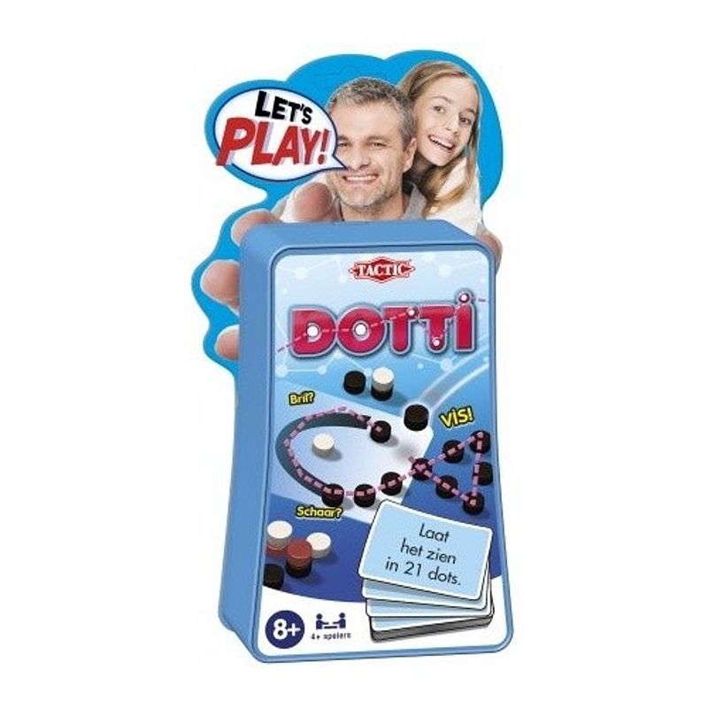 Foto van Tactic gezelschapsspel let's play dotti