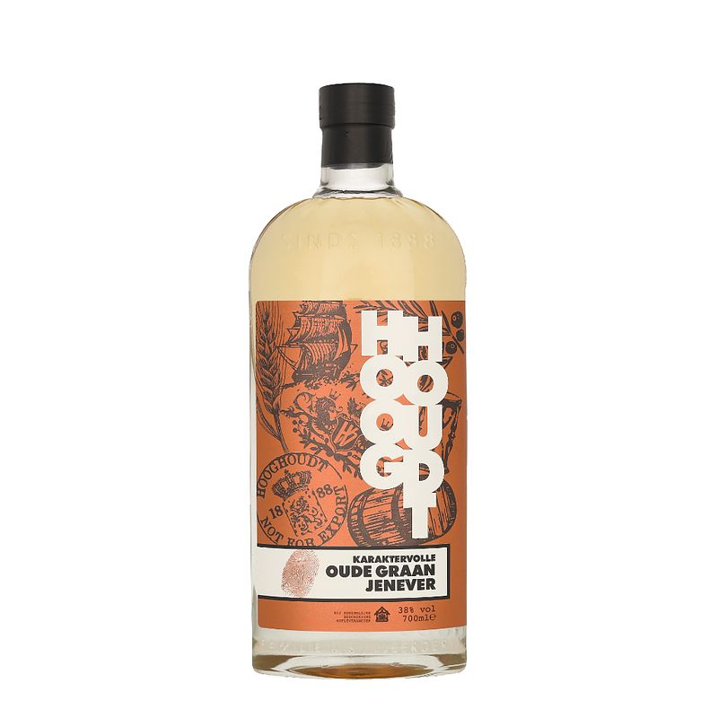 Foto van Hooghoudt oude jenever 70cl gedistilleerd