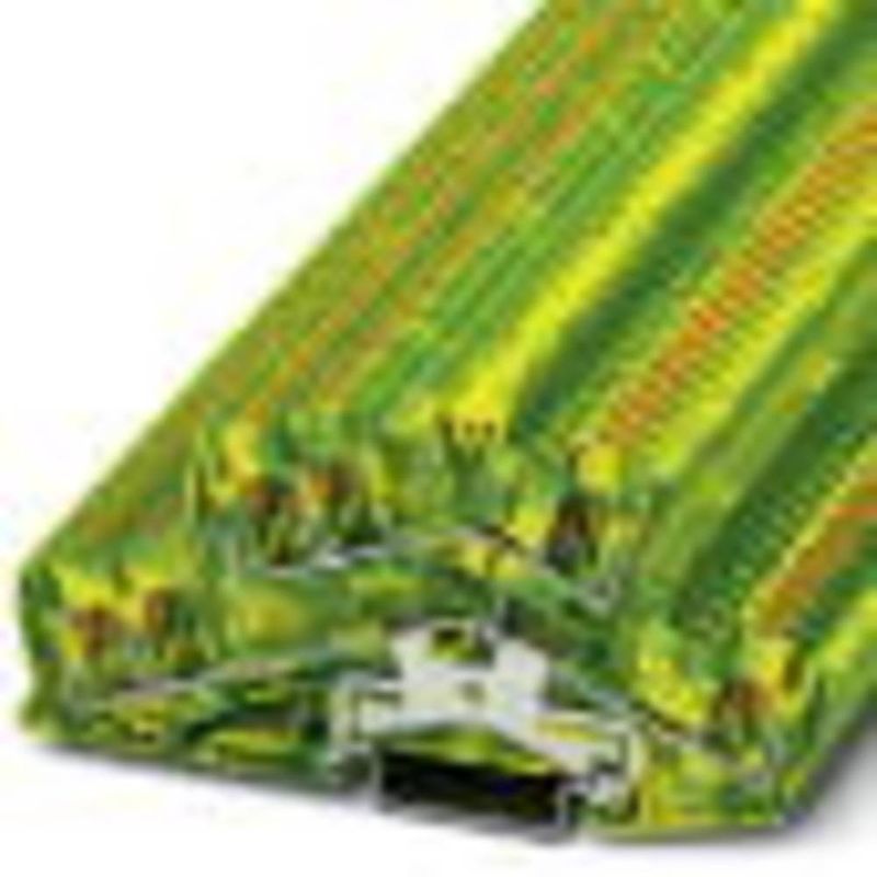 Foto van Phoenix contact pttbs 2,5-twin-pe 3210602 klem 2-etages 0.14 mm² 2.50 mm² groen, geel 50 stuk(s)