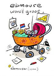 Foto van Ebmouse wordt groot... - edwin bosch - paperback (9789464652727)