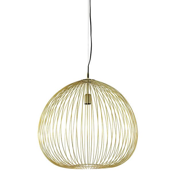 Foto van Light & living - hanglamp rilana - 56x56x55 - goud