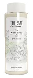 Foto van Therme zen white lotus bath foam