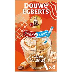 Foto van Douwe egberts latte salted caramel lekker warm of koud oploskoffie 8 stuks bij jumbo