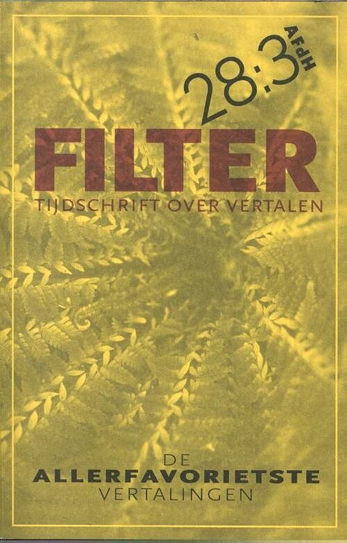 Foto van Filter 28:3 - paperback (9789493183094)