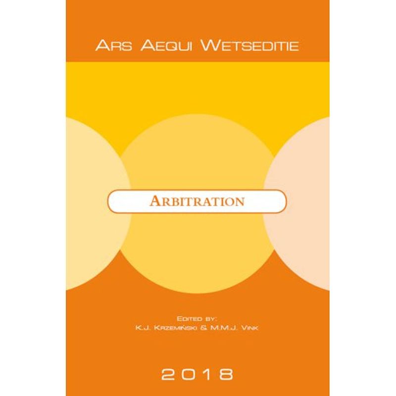 Foto van Arbitration 2018 - ars aequi wetseditie