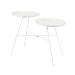 Foto van Vestbjerg - side table indy white - wit