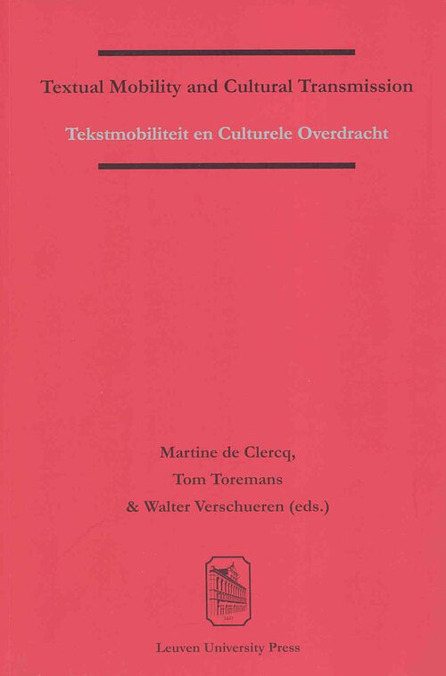 Foto van Textual mobility and cultural transmission - ebook (9789461660220)