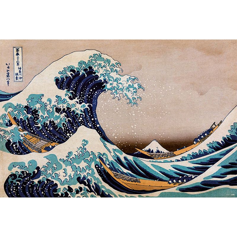 Foto van Grupo erik the great wave off kanagawa poster 91,5x61cm