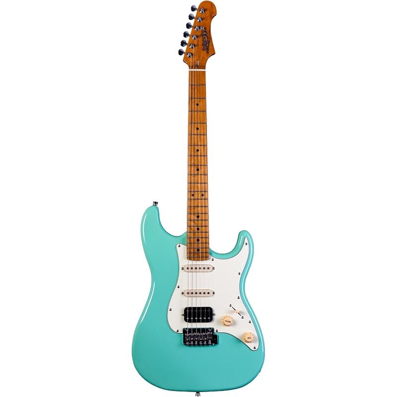 Foto van Jet guitars js-400 sea foam green elektrische gitaar