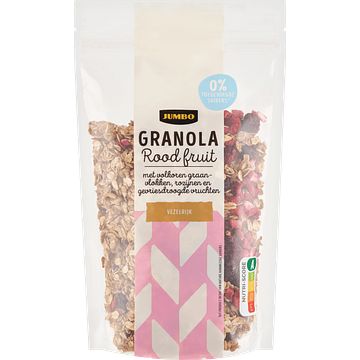 Foto van Jumbo granola rood fruit 350 g