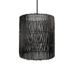 Foto van Hsm collection hanglamp ajay - black wash - ø52 cm - leen bakker