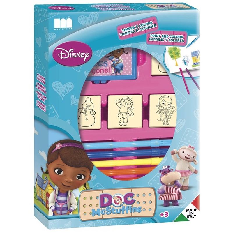 Foto van Multiprint kleurset doc mcstuffins 12-delig