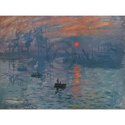 Foto van Claude monet - impressionismo il levar kunstdruk 80x60cm