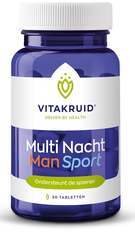 Foto van Vitakruid multi nacht man sport tabletten