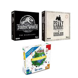 Foto van Spellenset - 3 stuks - jurassic world the boardgame & peaky blinders & ik hou van holland bordspel