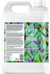 Foto van Faith in nature hand & body lotion lavendel & geranium navulverpakking